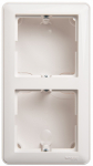 Коробка для открыт. монтажа 2-мест. пластик белый глянцев. IP20 Systeme Electric Wessen 59