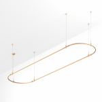 Основание ART-APRIORI-OVAL-HANG-4000x1000 (GD) (Arlight, IP20 Металл, 3 года)