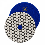 Круг алмазный гибкий шлифовальный Черепашка 100мм, P50, суxое шлифование KRANZ