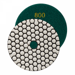 Круг алмазный гибкий шлифовальный Черепашка 100мм, P800, суxое шлифование KRANZ