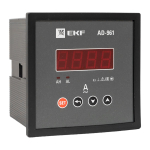 Амперметр щитовой на переднюю панель 0-9999 через трансформатор тока калиброванный класс точности 1 EKF Амперметр щитовой на переднюю панель 0-9999 через трансформатор тока калиброванный класс точности 1 EKF
