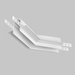 Угол-соединитель 135° Exility встраиваемый белый Белый