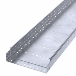 Лоток перфорированный Профи INOX (AISI 316) 300х80х6000 (1,5 мм) (12 м/уп) Промрукав