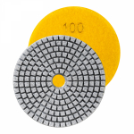 Круг алмазный гибкий шлифовальный Черепашка 125мм, P100, суxое/мокрое шлифование KRANZ