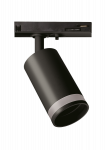Светильник трековый под лампу GU10 черный 230V IP20 PTR 28 Jazzway