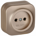 GLORY Роз. без з/к/ш о/у 10А РС20-2-ХШм шамп. м. IEK GLORY Роз. без з/к/ш о/у 10А РС20-2-ХШм шамп. м. IEK