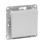 Механизм выключателя, одноклавишный, проходной, алюминий Эпика EKF