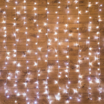 Гирлянда светодиод Светодиодный Дождь 2x2,5м, свечение с динамикой, прозрачный провод, 230 В, диоды белые Neon-Night (1/1/48)