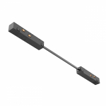 Коннектор питания угловой 15см Exility черный