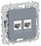 FLITE Роз 2я RJ45/RJ11 кат.5Е/3 UTP РКТ5е/3-2-0-ФлМ мар. IEK FLITE Роз 2я RJ45/RJ11 кат.5Е/3 UTP РКТ5е/3-2-0-ФлМ мар. IEK