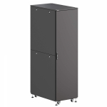 Шкаф напольный разобранный 19 IT-CQE-N 42U 800x800мм, крыша с вырубкой, сплошная металл и двойная сплошная металл, двойные боковые панели, черный RA Шкаф напольный разобранный 19 IT-CQE-N 42U 800x800мм, крыша с вырубкой, сплошная металл и двойная сплошная металл, двойные боковые панели, черный RA