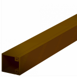 Кабельный канал WDK 20x20x2000 мм (мини-канал с крышкой) ПВХ, коричневый Кабельный канал WDK 20x20x2000 мм (мини-канал с крышкой) ПВХ, коричневый