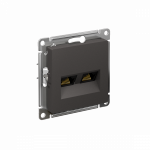 Розетка 2гн комп+комп RJ45+RJ45 с/у базальт механизм кат.5е AtlasDesign Systeme Electric (1/10) Розетка 2гн комп+комп RJ45+RJ45 с/у базальт механизм кат.5е AtlasDesign Systeme Electric (1/10)