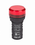 Лампа коммутационная ADDS D22 LED красная 220В AC ЛK-22 IP55