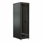 WRline Шкаф напольный 19-дюймовый, 32U, 1610x600х800 мм (ВхШхГ), передняя и задняя распашные перфорированные двери (75%), цвет черный (RAL 9004) (разо WRline Шкаф напольный 19-дюймовый, 32U, 1610x600х800 мм (ВхШхГ), передняя и задняя распашные перфорированные двери (75%), цвет черный (RAL 9004) (разо