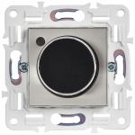 SKANDY Термостат электронный с инд. SK-T01N никель IEK SKANDY Термостат электронный с инд. SK-T01N никель IEK