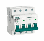 Выключатель автоматический 4-полюсный (4P) 63А хар. C DEKraft ВА-103