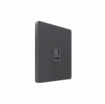 Systeme Infinity, Розетка информационная С/У RJ-45 кат.5e, Вулканический пепел Systeme Infinity, Розетка информационная С/У RJ-45 кат.5e, Вулканический пепел