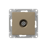 Механизм розетки TV, оконечная, шампань Эпика EKF