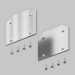 Заглушка торцевая к профилю, 2 шт