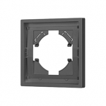 Рамка пластиковая FRM-TENDO-SFPL-1-GR (Arlight, Матовый графитовый) Рамка пластиковая FRM-TENDO-SFPL-1-GR (Arlight, Матовый графитовый)