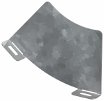 Перегородка разд. 80мм пов. верт. внут. 45град HDZ IEK