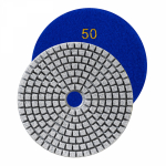 Круг алмазный гибкий шлифовальный Черепашка 125мм, P50, суxое/мокрое шлифование KRANZ