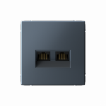 ARTGALLERY РОЗЕТКА двойная компьютерная RJ45+RJ45, кат. 5е, механизм, ГРИФЕЛЬ ARTGALLERY РОЗЕТКА двойная компьютерная RJ45+RJ45, кат. 5е, механизм, ГРИФЕЛЬ