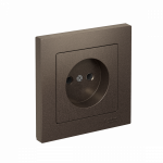 ATLASDESIGN РОЗЕТКА без заземления, 16А, в сборе, МОККО ATLASDESIGN РОЗЕТКА без заземления, 16А, в сборе, МОККО