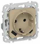 FLITE Роз.с з/к/ш 16А USB AC 20Вт б/к РСЮшс11-1-ФлХ хак. IEK FLITE Роз.с з/к/ш 16А USB AC 20Вт б/к РСЮшс11-1-ФлХ хак. IEK