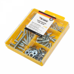 Набор саморезов, винтов и гаек 132 шт. Набор саморезов, винтов и гаек 132 шт.