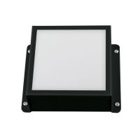 ULP-1010-7W-4000K IP54 GRILYATO OPAL BLACK Светильник светодиодный потолочный встраиваемый. Белый свет 4000K. 700Лм. Для ячеек 100x100мм. Корпус черный. В комплекте с и-п. ТМ Uniel