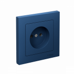 ATLASDESIGN РОЗЕТКА без заземления, 16А, в сборе, АКВАМАРИН ATLASDESIGN РОЗЕТКА без заземления, 16А, в сборе, АКВАМАРИН