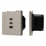ARL NOBE USB Розетка тип А+С+С софт-тач кашемир SCT-MUACC-SFPL-FC-CA (65W, QC3) (Arlight, -) ARL NOBE USB Розетка тип А+С+С софт-тач кашемир SCT-MUACC-SFPL-FC-CA (65W, QC3) (Arlight, -)