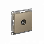 Розетка 1гн ТВ оконечная с/у шампань механизм AtlasDesign Systeme Electric