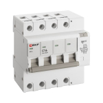 Дифференциальный автомат АД-4 16А/10мА (х-ка C, АС, электронный) 6кА EKF PROxima