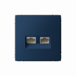 ARTGALLERY РОЗЕТКА двойная компьютерная RJ45+RJ45, кат. 5е, механизм, АКВАМАРИН ARTGALLERY РОЗЕТКА двойная компьютерная RJ45+RJ45, кат. 5е, механизм, АКВАМАРИН