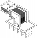 Секц. флан. лев. Тип1 630А Al 3L+N+PER IP55 тран. IEK