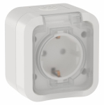 TORS Розетка 1-я с з/к кр. 16А IP55 TS320 белый IEK TORS Розетка 1-я с з/к кр. 16А IP55 TS320 белый IEK