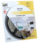 Лента светодиод LSR-3528WW 4,8Вт 60Led 12В теплый белый eco IP65 5м IEK (1/20)