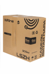 WRline Кабель витая пара, неэкранированный U/UTP, категория 5e, 4 пары (0,50 мм), одножильный, внутренний, LSZH, нг(A)-HF, серый, 305 м WRline Кабель витая пара, неэкранированный U/UTP, категория 5e, 4 пары (0,50 мм), одножильный, внутренний, LSZH, нг(A)-HF, серый, 305 м