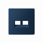 ARTGALLERY НАКЛАДКА ДВОЙНАЯ для информационных функций типа Keystone, АКВАМАРИН ARTGALLERY НАКЛАДКА ДВОЙНАЯ для информационных функций типа Keystone, АКВАМАРИН