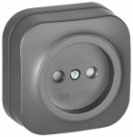 GLORY Роз. без з/к с з/ш о/у 10А РСш20-2-ХСм сталь м. IEK GLORY Роз. без з/к с з/ш о/у 10А РСш20-2-ХСм сталь м. IEK