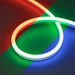 Лента герметичная MOONLIGHT-PRO-SIDE-X360-12x24mm 24V RGB (12 W/m, IP68, 10m, wire x2) (Arlight, Вывод прямой, 5 лет)