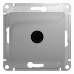 Розетка 1гн ТВ проходная с/у алюминий механизм Glossa Systeme Electric (1/10) Розетка 1гн ТВ проходная с/у алюминий механизм Glossa Systeme Electric (1/10)
