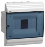 Бокс ЩРВ-П-6мод встр. пласт бел (дв.прозр) IP41 PRIME IEK (1/20)