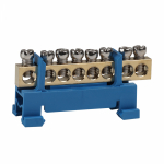 Шина нулевая тип Стойка OptiKit BB-S-N-DIN-8-6х9-синий Шина нулевая тип Стойка OptiKit BB-S-N-DIN-8-6х9-синий