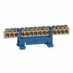 Шина нулевая тип Стойка OptiKit BB-S-N-DIN-14-6х9-синий Шина нулевая тип Стойка OptiKit BB-S-N-DIN-14-6х9-синий