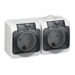 Розетка 2гн с З/К с крыш. шторки о/у серый 16А IP44 Этюд Systeme Electric (1/7) Розетка 2гн с З/К с крыш. шторки о/у серый 16А IP44 Этюд Systeme Electric (1/7)