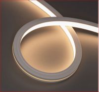 Лента герметичная MOONLIGHT-TOP-X280-16x16mm 24V Warm3000 (10 W/m, IP67, 15m, wire x1) (ARL, Вывод боковой, 5 лет)